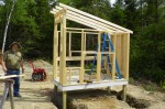 chicken coop framing