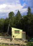 The completed coop