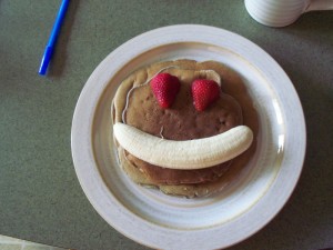 mother's day blueberry pancakes