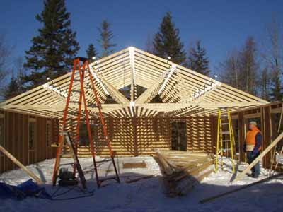 A Look Back in Time: Building the Maine House