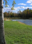 Canoes by the lake