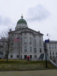 Hannah in Front of The Maine State House