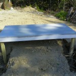 Painting the chicken coop floor