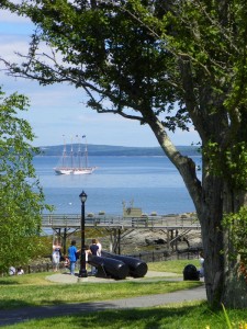 The Margaret Todd Leaving Bar Harbor