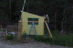 Intalling the steel roofing