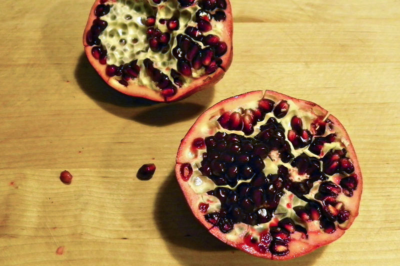 De-Seeding a Pomegranate