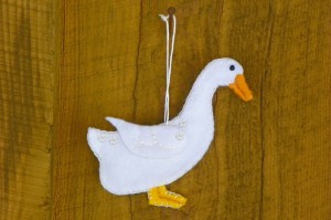 Free Duck Felt Ornament Pattern