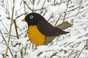 Felt Robin Ornament