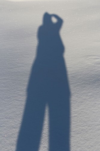 shadow on snow