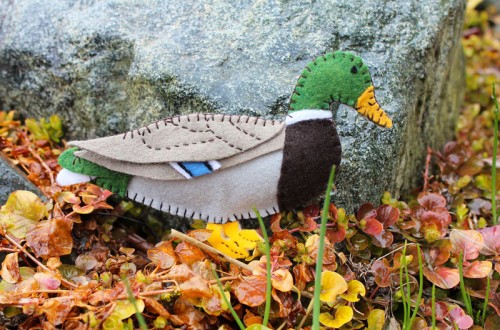 Mallard Duck Felt Ornament