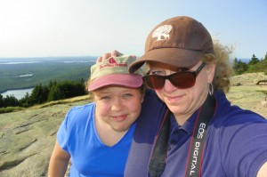 Mom and Roo Self Portait at Blue Hill Overlook