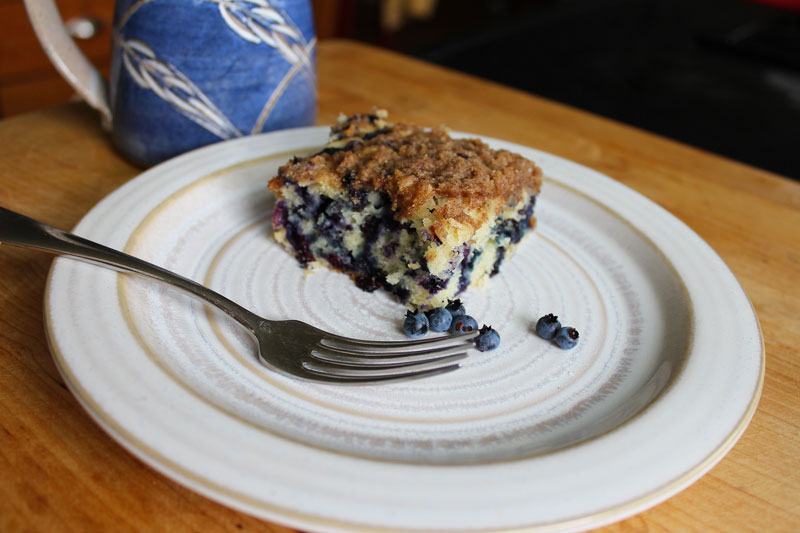 Downeast Thunder Farm Blueberry Coffee Cake