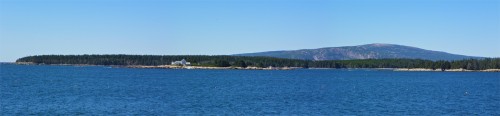 Winter Harbor Light and Cadillac Mountain
