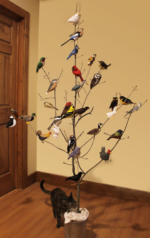 The Bird Tree: A Collection of Bird Felt Ornaments