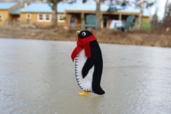 Penguin Felt Ornament