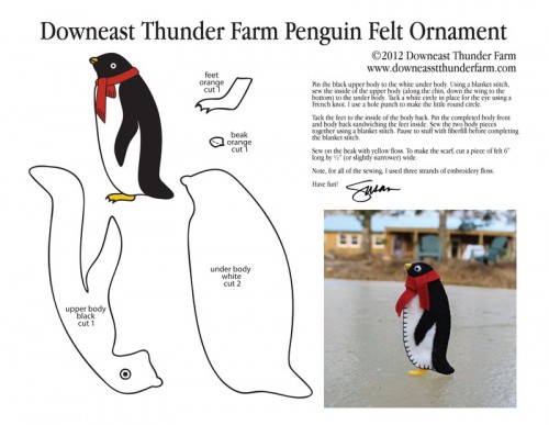Penguin Ornament Pattern 