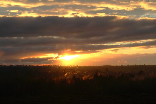 the sun after hurricane Sandy