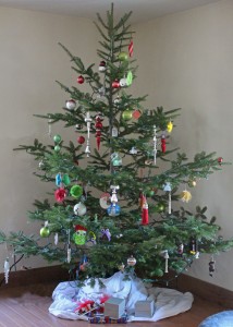 our free range organic Christmas tree