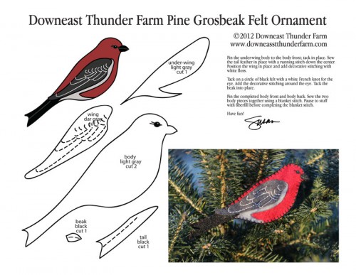 pin grosbeak pattern