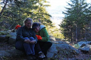 Catherine's Mountain self-portrait