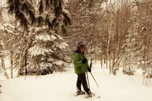 Snowshoeing