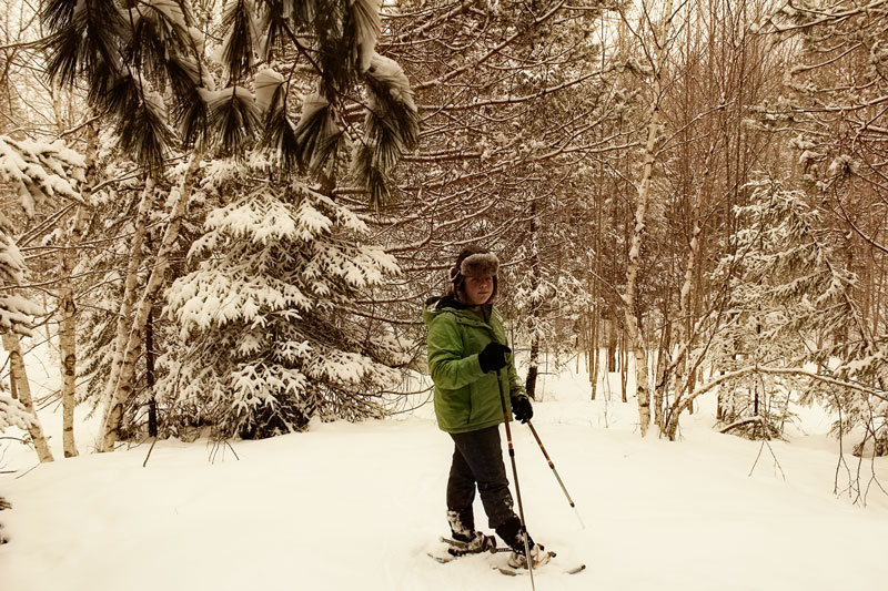 Saturday Morning Snowshoeing