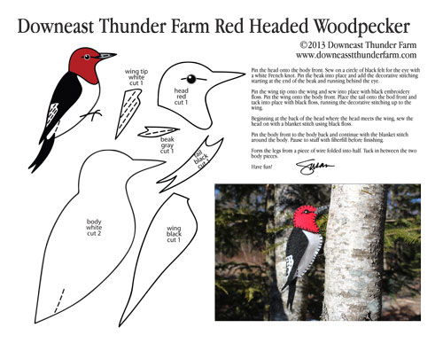 red headed woodpecker