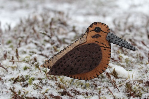 woodcock felt pattern