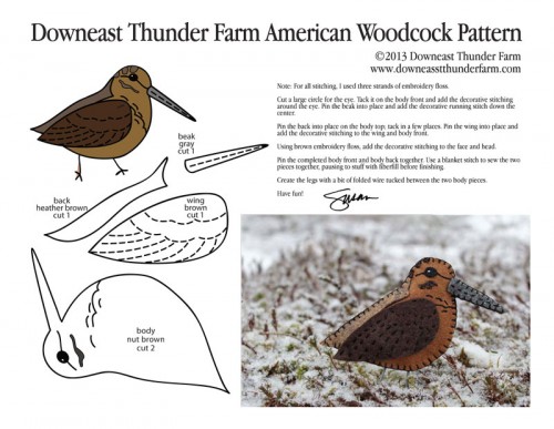 American Woodcock Pattern