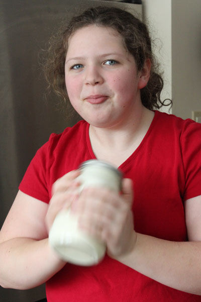 Lesson in Homemade Butter Making