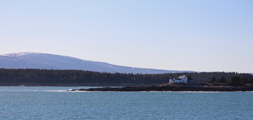 March Winter Harbor Light