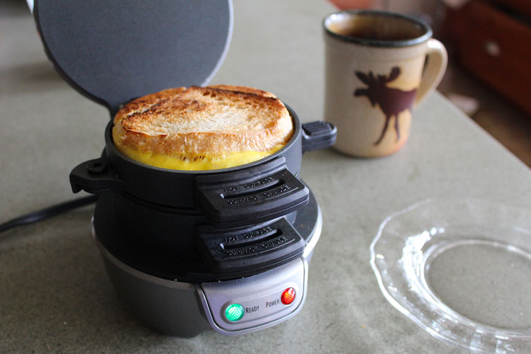 Hamilton Beach Breakfast Sandwich Maker with Egg Cooker Ring