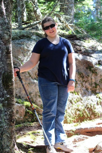 Hannah on the Anvil Trail