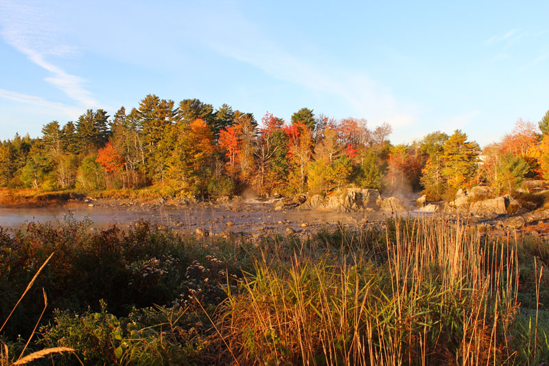 Sunrise Over The Falls