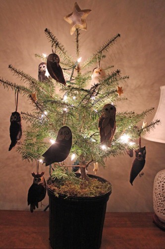 Owl Christmas Tree