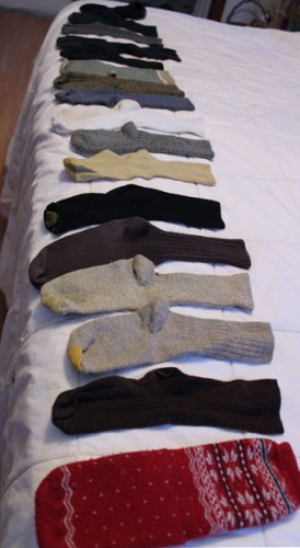 unmatched socks