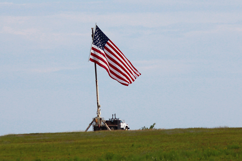 Red, White & Blue Over Barrens