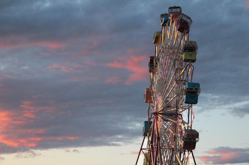 Evening at the Blue Hill Fair