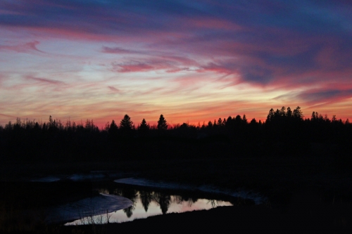 november maine sunset