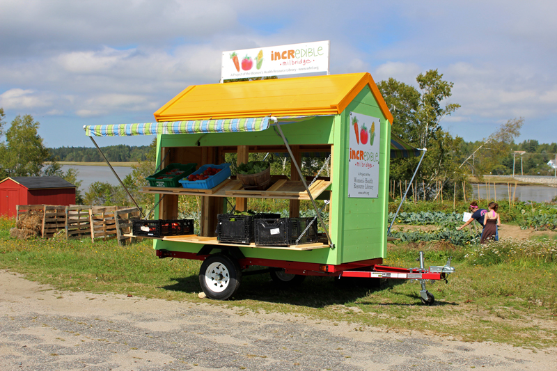 Incredible Edible Milbridge Mobile Veggie Cart
