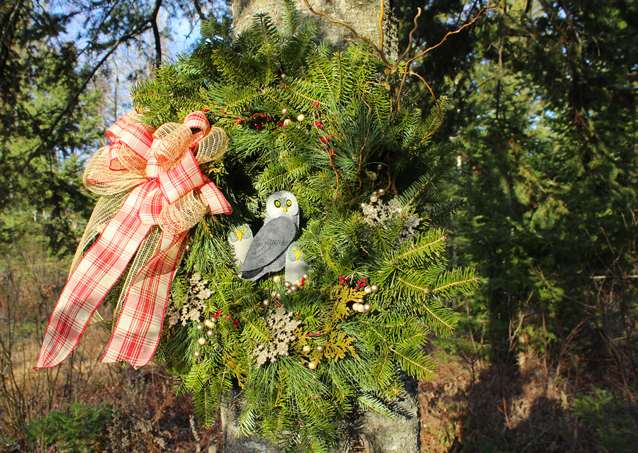 “Owl” Wish You a Merry Christmas Wreath