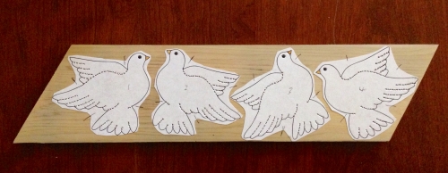 Christmas doves