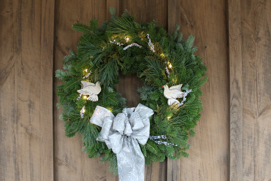 Paul’s Christmas Dove Wreath