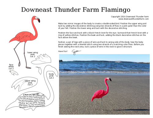 flamingo pattern