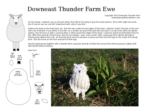 printable sheep pattern