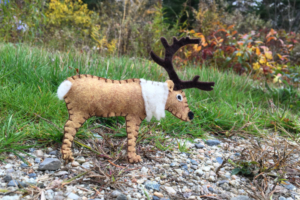 felt reindeer