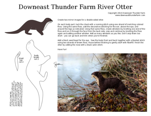 river otter pattern