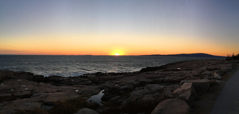 Sunset at Schoodic