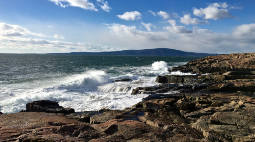 winter at schoodic