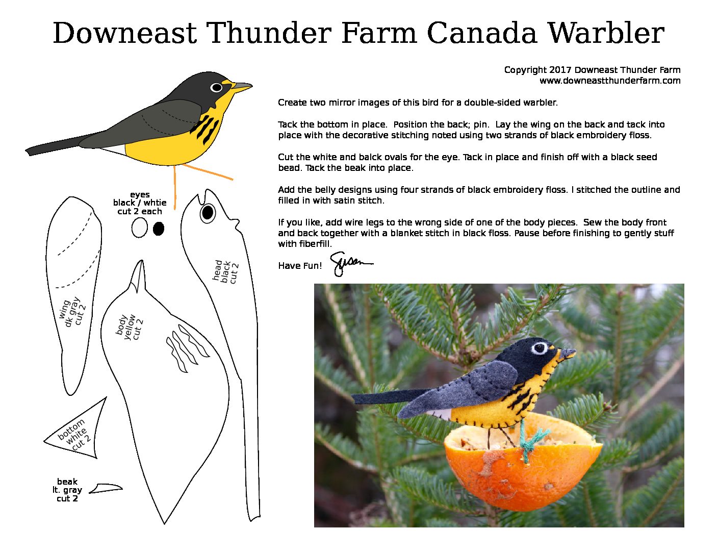 The Colorful Canada Warbler